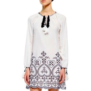 Christophe Sauvat embroidered tassel dress. Great condition. Size medium.